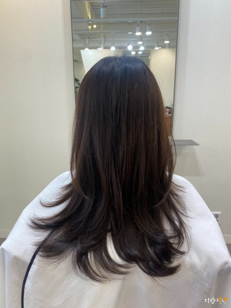  청담동미용실 아디도 우유정디자이너 여자 레이어드컷 긴머리 후기