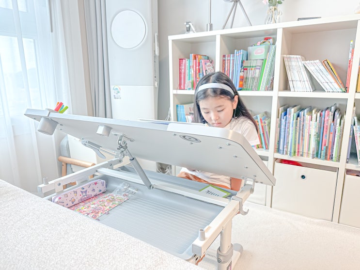 라베스토 어린이책상의자 모션데스크에서 바른자세 학습환경 만들어주기