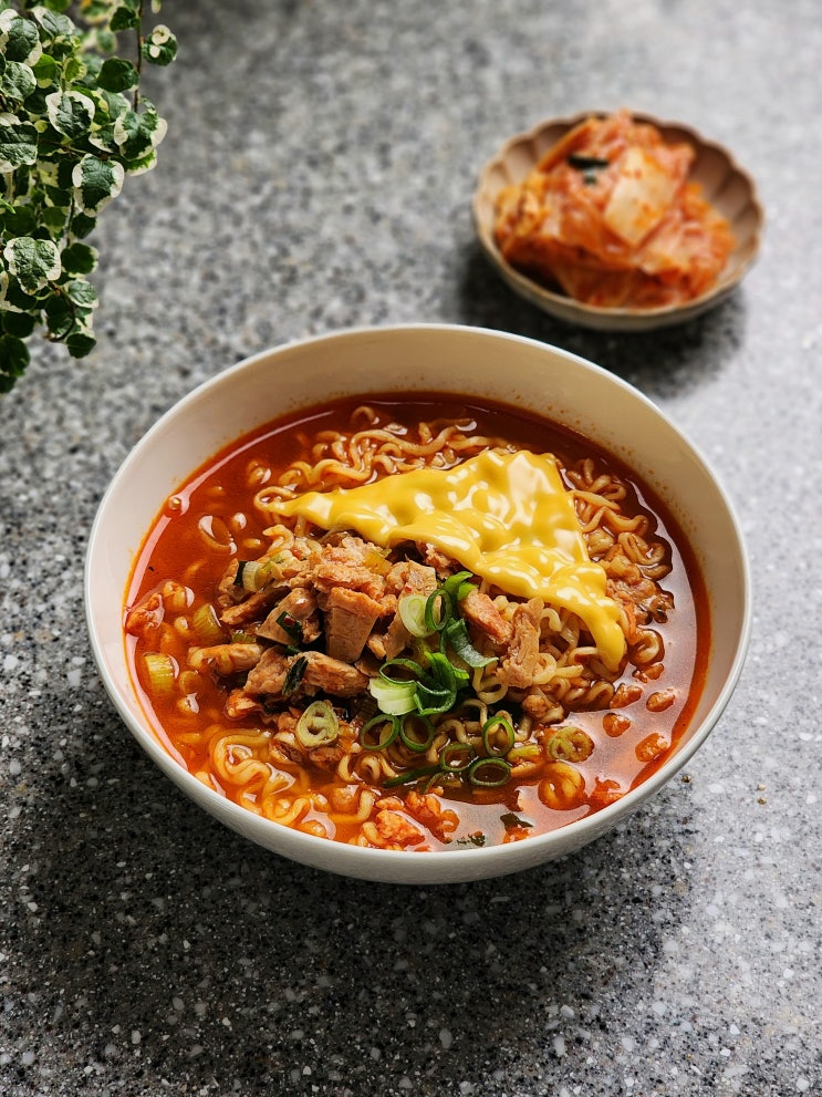  백종원 뿌햄라면 레시피 스팸요리 부대찌개라면