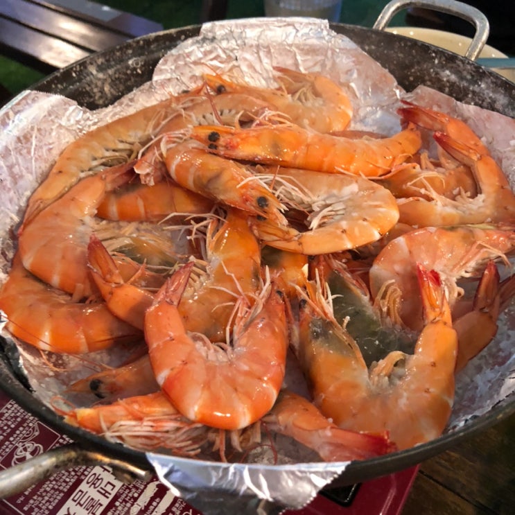  영종도 대하구이 만정수산 칼국수도 존맛 야장 맛집 킹정