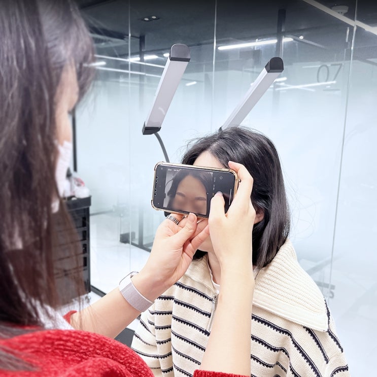  반영구초보 수강 머신 테크닉 그라데이션 연습정보