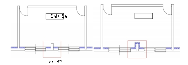  외기에 직접 면하는 위치의 기둥부위 단열조치