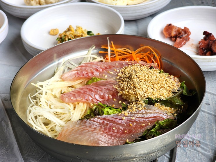  성인봉 등산 후 울릉도 물회맛집 신비섬횟집