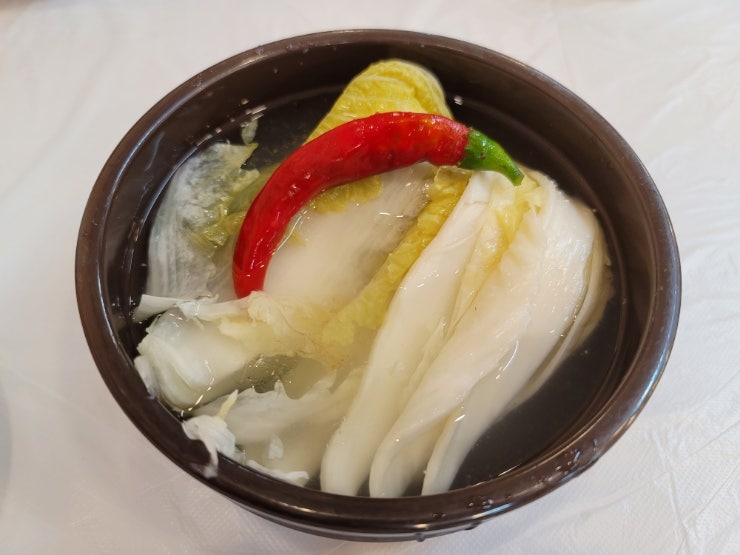  설악산 산행 후 물김치가 맛깔난 맛집여행, 남설악 오색약수 산촌식당