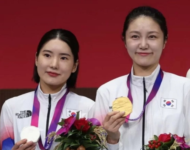 【아시안/게임】 <b>펜싱</b> 최인정, <b>송세라</b>와 연장 끝에 여자 <b>에페</b>... 