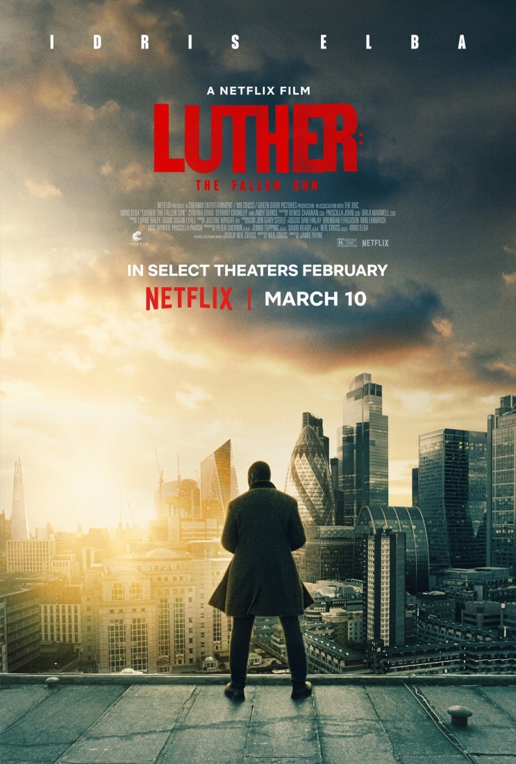영화 루터 태양의 몰락 리뷰 평점 Luther: The Fallen Sun, 영국, 2023