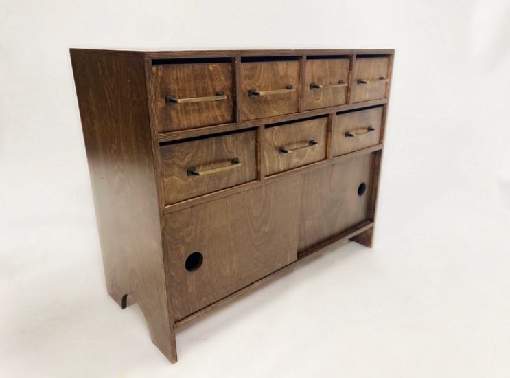  birch plywood cabinet / 자작나무합판 서랍장_우디터