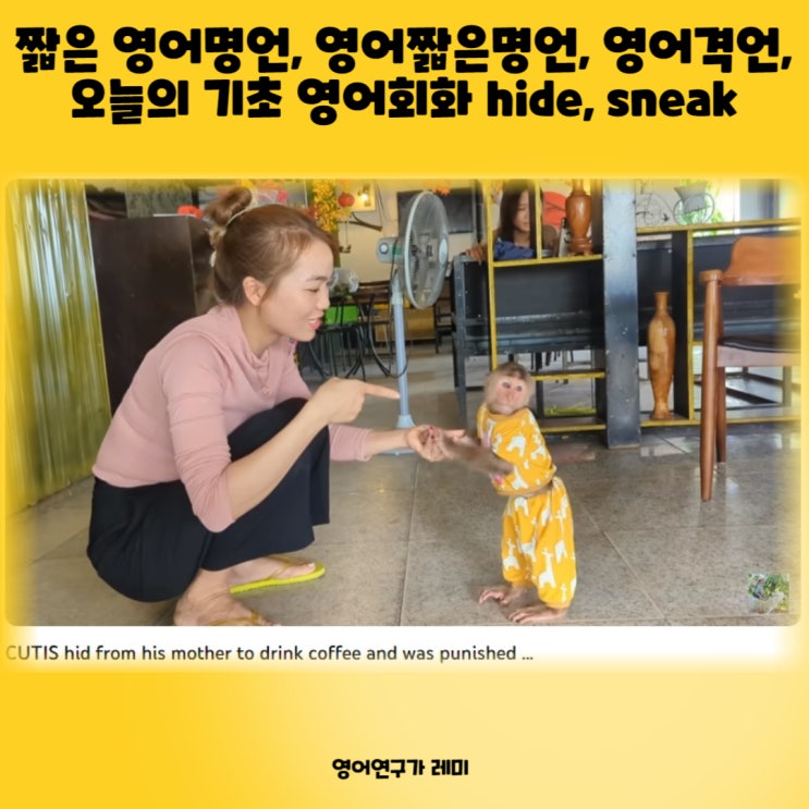 짧은 영어명언, 영어짧은명언, 영어격언, 오늘의 기초 영어회화 hide, sneak 조동사종류 must, 준동사, 복합관계부사 짧은 영어명언, 영어짧은명언, 영어격언, 오늘의 기초 영어회화 hide, sneak 조동사종류 must, 준동사, 복합관계부사