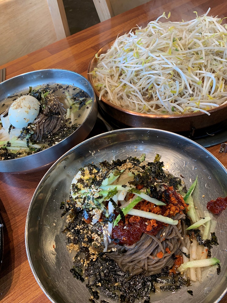 광주 오포 맛집) 막국수 먹으면 산더미불고기 서비스 '추자리막국수'