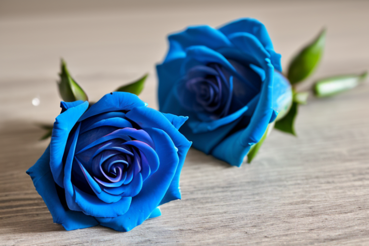 [Ai Greem] 사물_꽃 040: Ai로 만든 파란 장미, 파란 꽃 관련 무료 이미지 및 일러스트