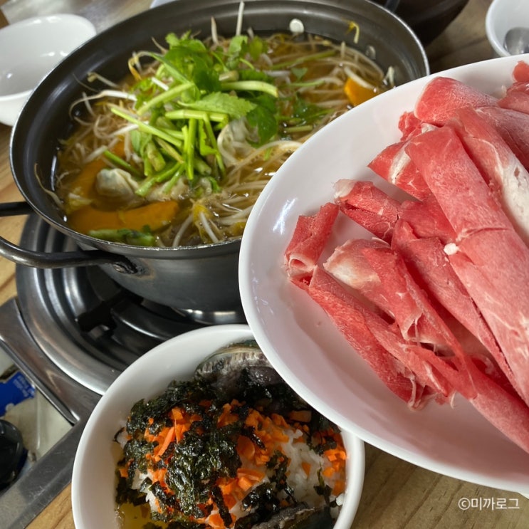  안락동 오복이샤브샤브 주차장 넓은 가족 모임 외식장소 추천해요