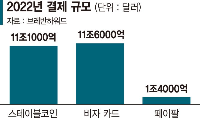  스테이블코인 결제액 '비자카드 수준'… 개도국이 혁신 주도