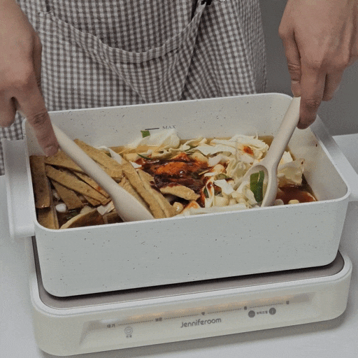  제니퍼룸 멀티그릴로 집에서도 간편하게 요리하기(신라면투움바, 즉석떡볶이, 추석 명절 호박전)