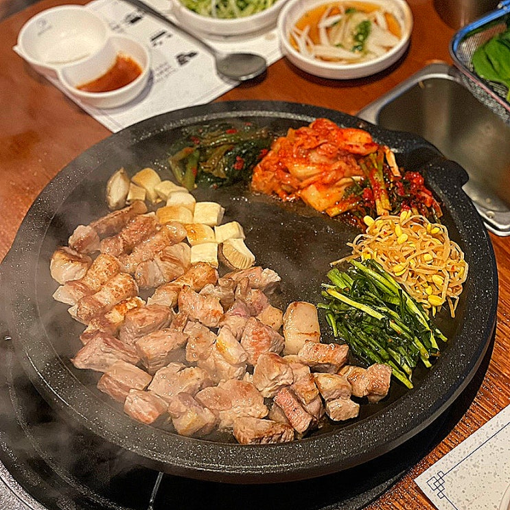  마산합성동고기집 한돈이 맛있는 : 꽃돼지식당 마산합성점