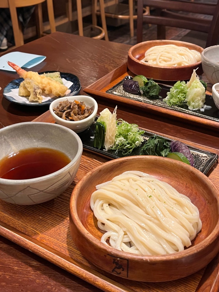  일본 오사카 여행 ⑭ 교토 기온시조역 우동 츠케멘 맛집 오멘