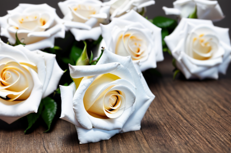 [Ai Greem] 사물_꽃 017: 상업적으로 사용 가능한 흰 장미, 흰 꽃 관련 Ai 무료 썸네일 이미지 일러스트