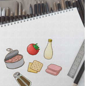  운정일러스트학원 / 포토샵 캐릭터스케치 *