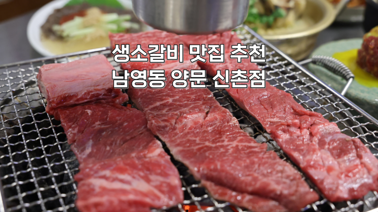 [신촌] 줄서는 식당 출연한 남영동양문! 생소갈비 맛집 추천