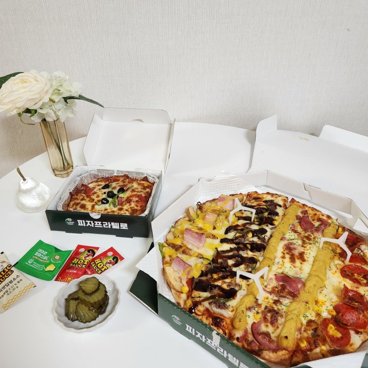 도안동 배달 맛집 목원대 피자 피자프라텔로