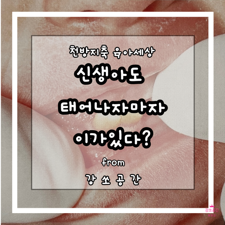  신생아 치아 선천치 신생치 생기는 이유와 진통제