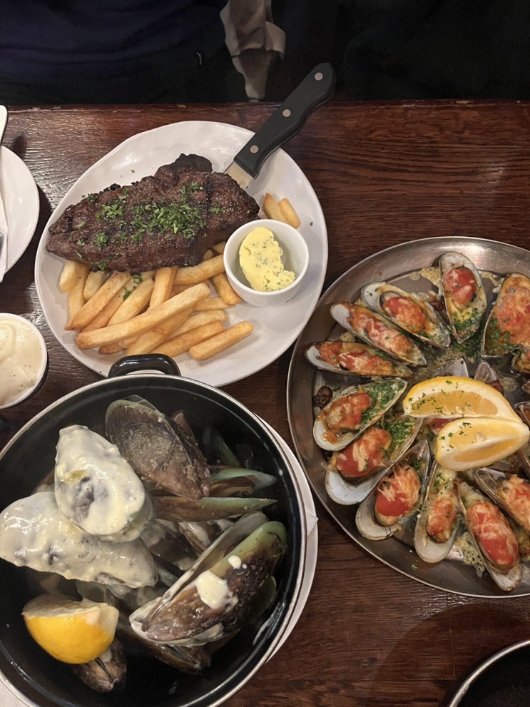  [뉴질랜드 워홀]+8 뉴질랜드 오클랜드 맛집 옥시덴탈 그린홍합 체리비어 먹고 아이마트 구경하기