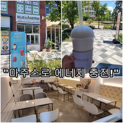  세종시 "에슬로우 세종 나성점"에서 마주스로 에너지 충전