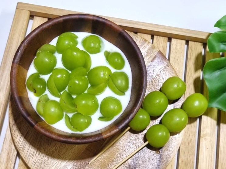  요거트볼 만들기 샤인머스켓 칼로리 아기 과일 간식 요리