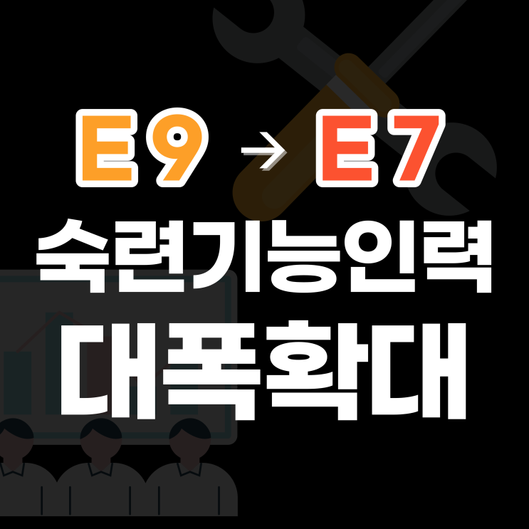  숙련기능인력 E74비자 신청 방법 (E-9→E-7-4)