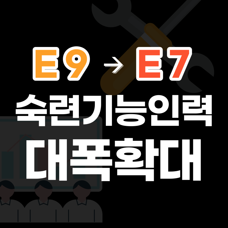 숙련기능인력 E74비자 신청 방법 (E-9→E-7-4)