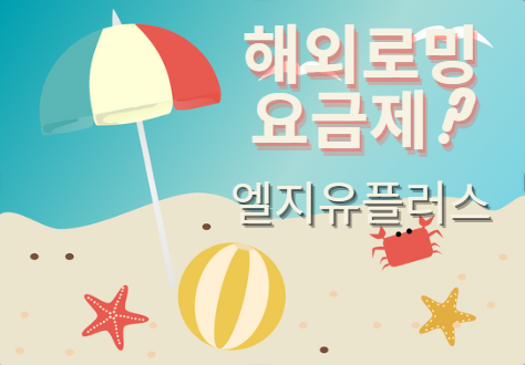 엘지유플러스 해외로밍 요금제 신청에 대해 알아보자!