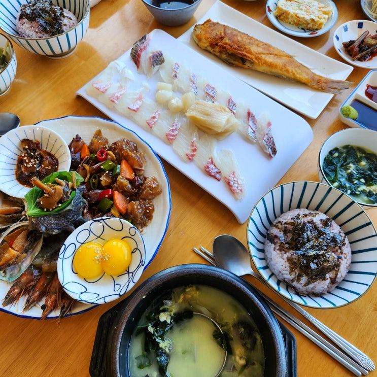  제주 용담해안도로맛집 탐나게 제주도 공항근처 푸짐한 모둠장
