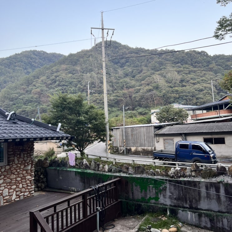  시골(장수) 왔어요! 근데 손꾸락을 다쳤어요 ㅠㅠ