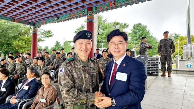  승진 제5군단 창설 70주년 기념식