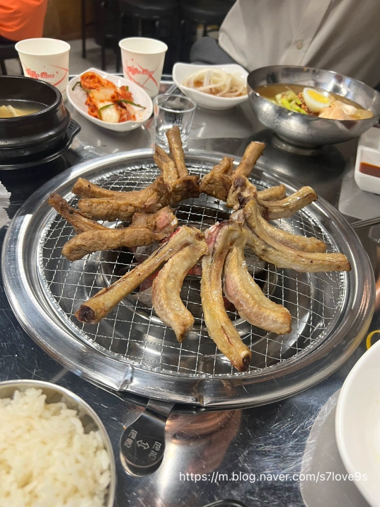 부쳥구청 찐맛집... 와 살얼음소주 뭐예요?!쪽갈비맛집 또 또간집❤️