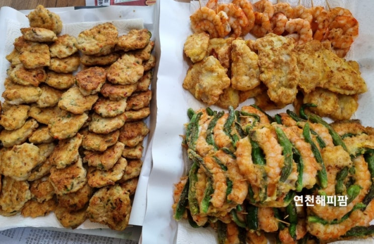  명절음식 전부치기 초간단 동그랑땡 쉽게만들기 꽈리새우전