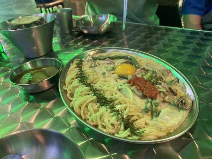  안산 한대앞역맛집 로타리호프 매콤명란파스타 추천
