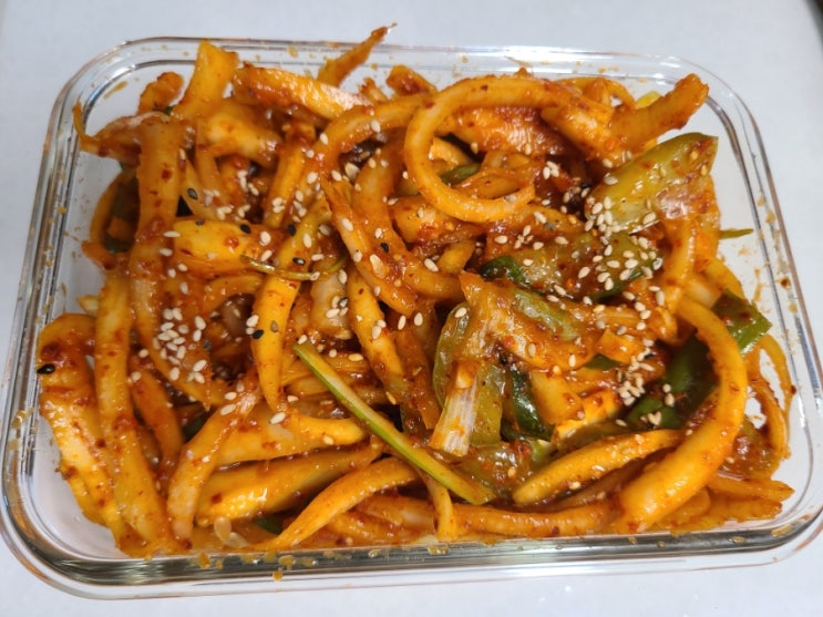  [반찬만들기] 도라지오이무침