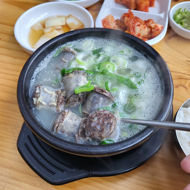 안양 덕천마을 맛집 순대국 국밥 태기산더덕순대 비즈타워점