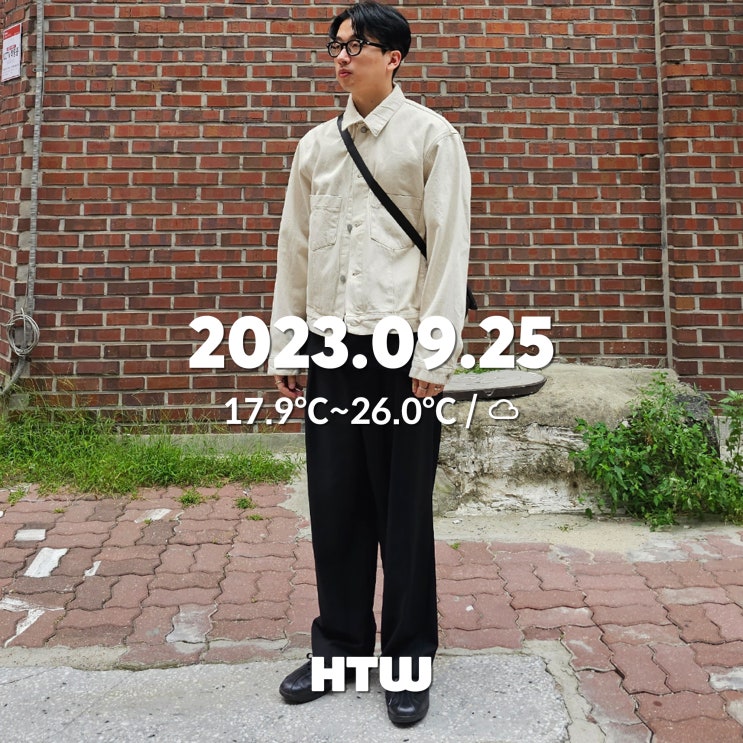  남자 데님자켓 코디 l 로드존그레이 트러커자켓,페몬트 드레스,쿠어 크로스백,유스 반팔티
