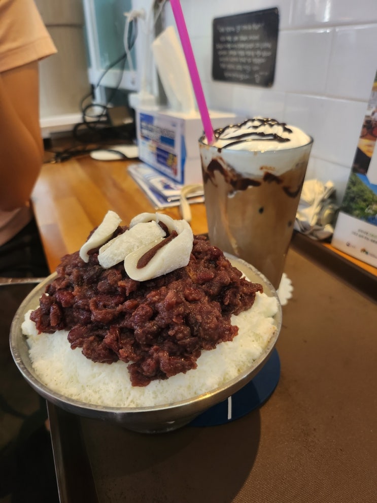  대구 불로동 불로전통시장 카페 팥빙수 맛집 추천 커피와만남