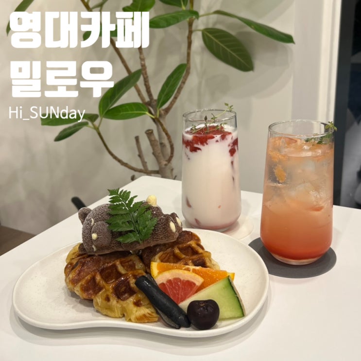  경산카페 다양한 디저트가 있는 베이커리 카페 영대 밀로우