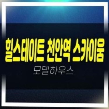  힐스테이트 천안역 스카이움 성정동 초고층 오피스텔,미분양아파트 견본주택 문의