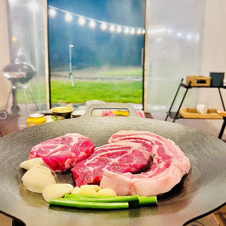  [파주 맛집] 애견동반 가능한 감성 바베큐 캠핑 식당 '먹핑고' 후기