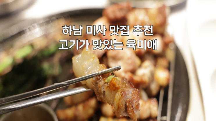 [하남] 미사역 근처 숙성 고기 맛집 추천 육미애