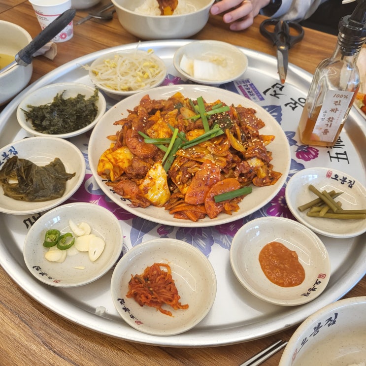 오봉집 점심특선 메뉴 안양 아이에스비즈타워 맛집