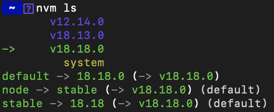  node.js 설치하기, 특정 버전 node 설치하기 - 맥 nvm 기능과 명령어 정리 (노드 설치방법)