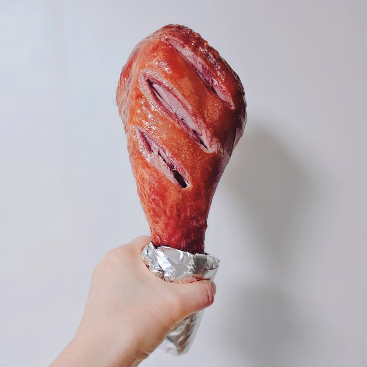  [만화고기] 빅사이즈 공룡다리 터키레그 《 금메달 훈제칠면조 》 후기
