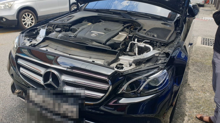  벤츠 E200 배터리는 AGM밧데리로 교체(W213)