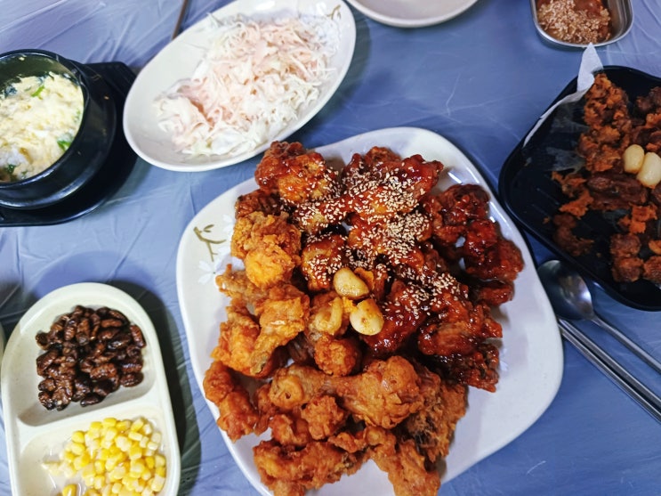  부산 부산진구 당감동 치킨 동네 치킨집 아메리칸숯불바베큐