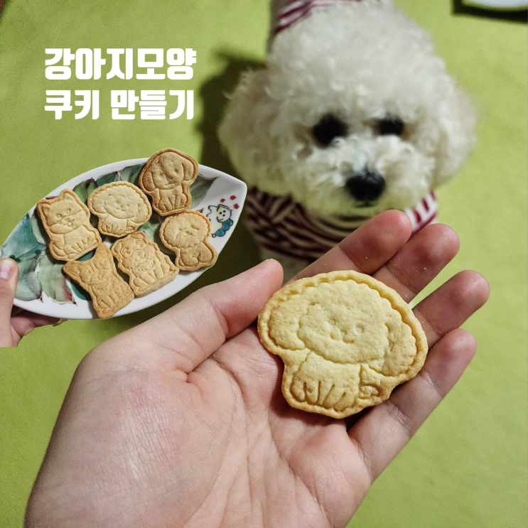  예삐맘 베이킹- 긴 휴일을 맞이하여 강아지 모양 쿠키 굽기